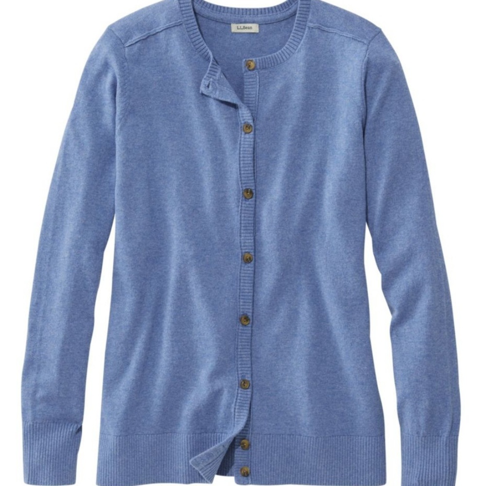 L.L. Bean Button-Front Cardigan - Picture 4 of 8